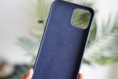 Vegan Leather Case for 12 Pro Max (Metal Buttons)