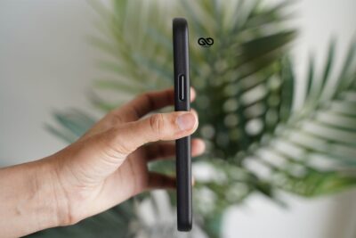 Vegan Leather Case for 12 Pro Max (Metal Buttons)
