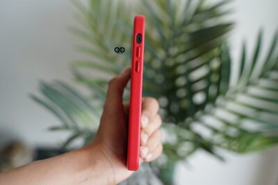 Vegan Leather Case for 12 Pro Max (Metal Buttons)