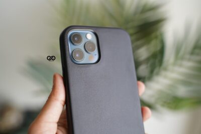 Vegan Leather Case for 12 Pro Max (Metal Buttons)