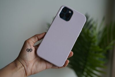 Vegan Leather Case for 12 Pro Max (Metal Buttons)