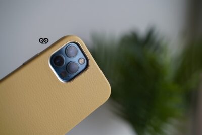 Vegan Leather Case for 12 Pro Max (Metal Buttons)