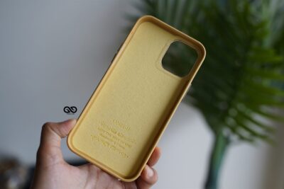 Vegan Leather Case for 12 Pro Max (Metal Buttons)