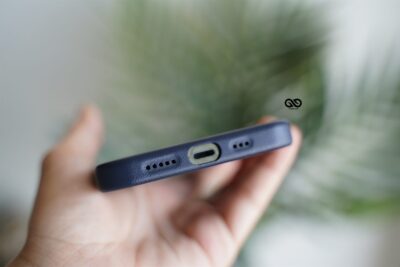 Vegan Leather Case for 12 Pro Max (Metal Buttons)