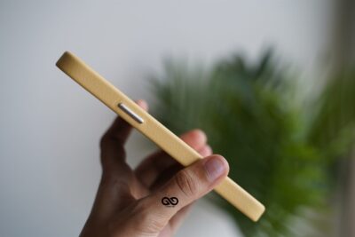 Vegan Leather Case for 12 Pro Max (Metal Buttons)