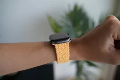 Braided Solo Loop For Apple Watch 44MM 45MM 46MM Series 4 5 6 7 8 9 10 11 (SE 2 3 Gen)