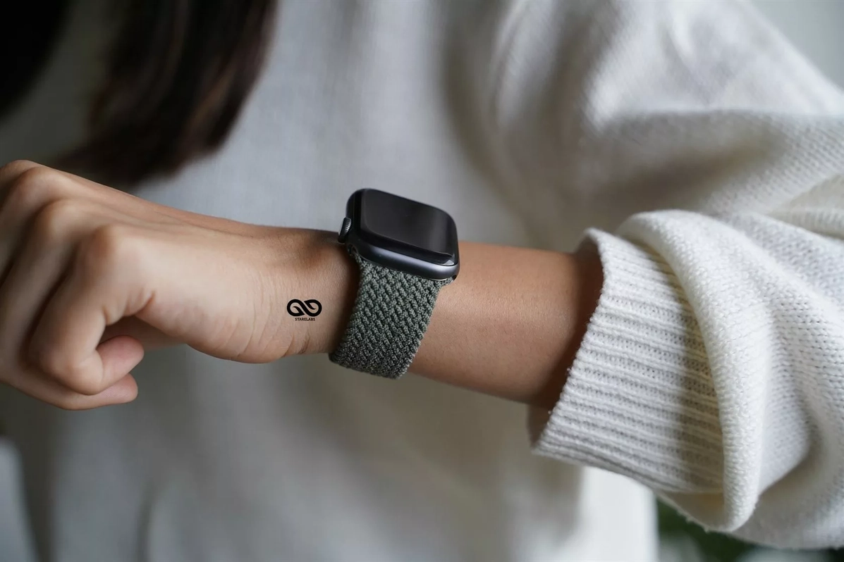 44mm inverness green braided solo loop size 8 Clearance