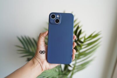 Azure Blue Ultra Thin Case for iPhone 13