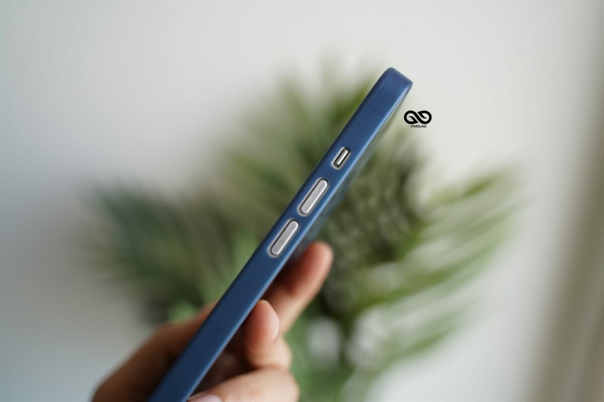 Azure Blue Ultra Thin Case for iPhone 13 Mini