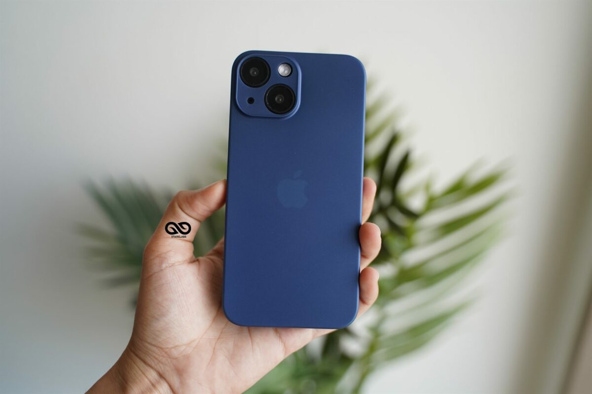 Azure Blue Ultra Thin Case for iPhone 14 Plus