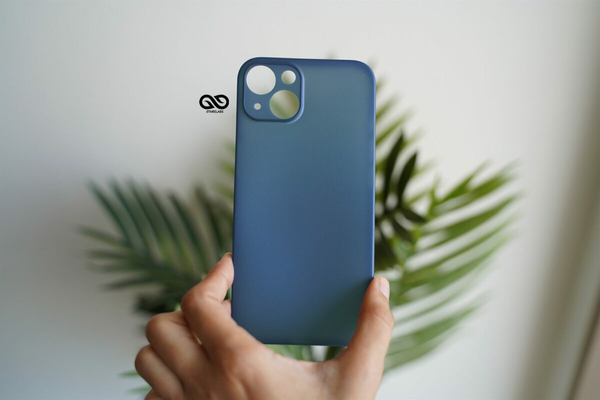 Azure Blue Ultra Thin Case for iPhone 13