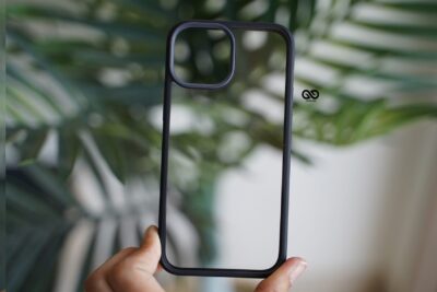 Black Drop Proof Transparent Sleek Case For iPhone 13 Mini