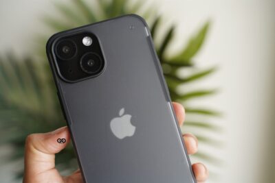 Black Slim Armor Matte Case for iPhone 13