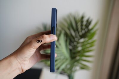 Blue Drop Proof Transparent Sleek Case For iPhone 13 Pro Max