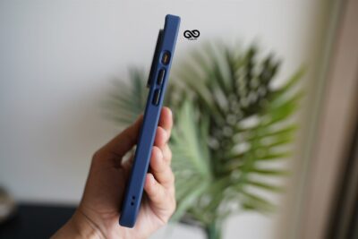 Blue Drop Proof Transparent Sleek Case For iPhone 13 Pro Max