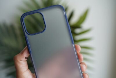 Blue Slim Armor Matte Case for iPhone 13