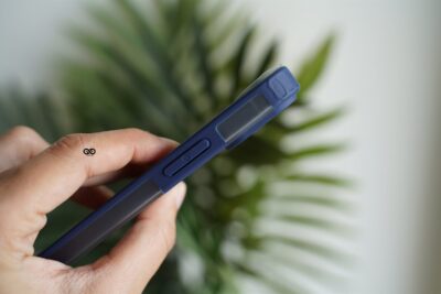 Blue Slim Armor Matte Case for iPhone 13