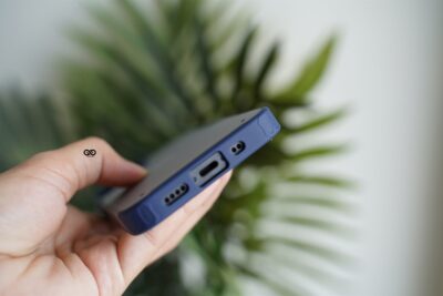 Blue Slim Armor Matte Case for iPhone 13