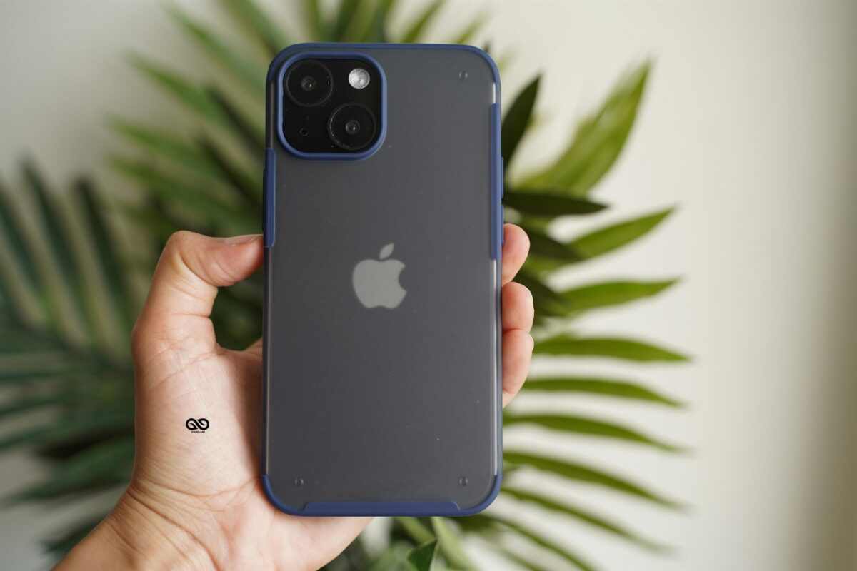 Blue Slim Armor Matte Case for iPhone 13 Mini