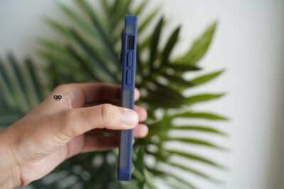 Blue Slim Armor Matte Case for iPhone 13