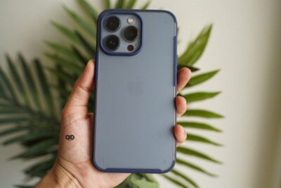 Blue Slim Armor Matte Case for iPhone 13 Pro