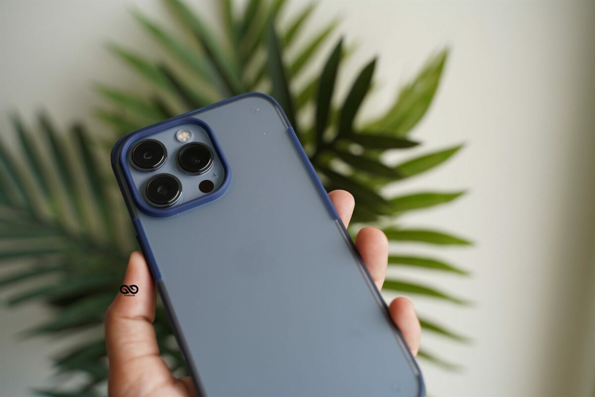 Blue Slim Armor Matte Case for iPhone 13 Pro