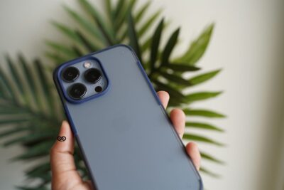 Blue Slim Armor Matte Case for iPhone 13 Pro