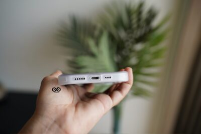 Frosted White Drop Proof Transparent Sleek Case For iPhone 13 Mini