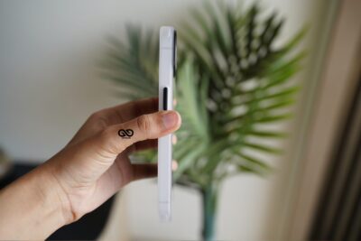 Frosted White Drop Proof Transparent Sleek Case For iPhone 13 Mini