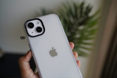 Frosted White Drop Proof Transparent Sleek Case For iPhone 13 Mini