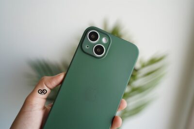 Green Ultra Thin Case for iPhone 13 Mini