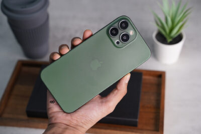 Green Ultra Thin Case for iPhone 13 Pro Max - Image 13