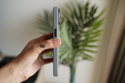 Grey Drop Proof Transparent Sleek Case For iPhone 13