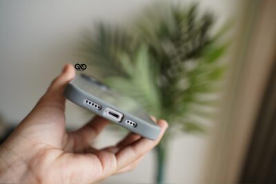 Grey Drop Proof Transparent Sleek Case For iPhone 13