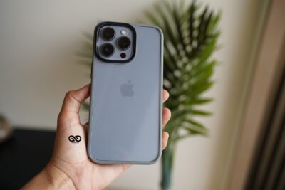 Grey Drop Proof Transparent Sleek Case For iPhone 13 Pro