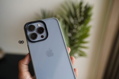 Grey Drop Proof Transparent Sleek Case For iPhone 13 Pro