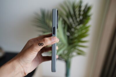 Grey Drop Proof Transparent Sleek Case For iPhone 13 Pro