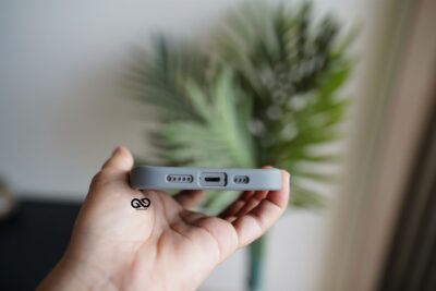 Grey Drop Proof Transparent Sleek Case For iPhone 13 Pro