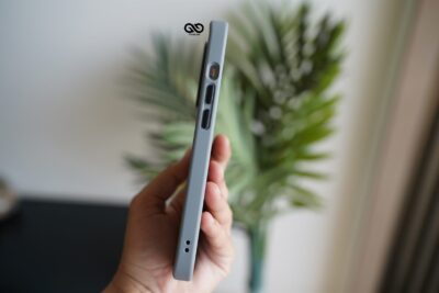 Grey Drop Proof Transparent Sleek Case For iPhone 13 Pro