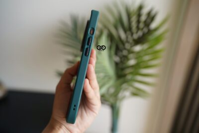 Pine Green Drop Proof Transparent Sleek Case For iPhone 13 Pro Max