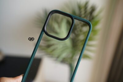 Pine Green Drop Proof Transparent Sleek Case For iPhone 13 Pro Max