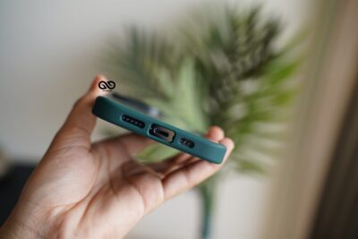 Pine Green Drop Proof Transparent Sleek Case For iPhone 13 Pro Max