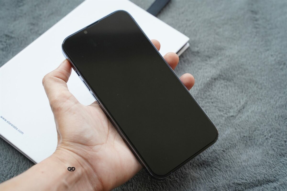 Privacy Tempered Glass with Dustgrill For iPhone 14