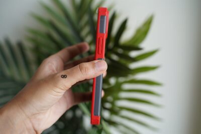 Red Slim Armor Matte Case for iPhone 13 Mini