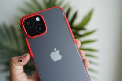 Red Slim Armor Matte Case for iPhone 13 Mini