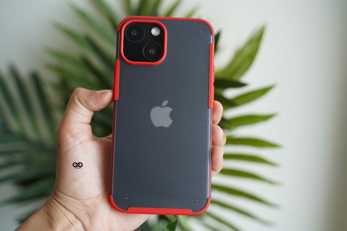 Red Slim Armor Matte Case for iPhone 13 Mini