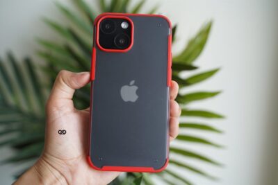 Red Slim Armor Matte Case for iPhone 13 Mini