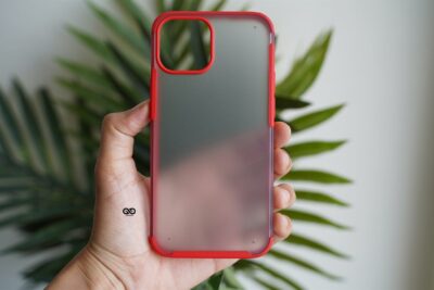 Red Slim Armor Matte Case for iPhone 13 Mini