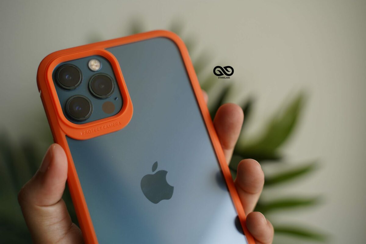 Rugged Border Clear Case For iPhone 12 Pro Max