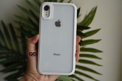 Rugged Border Clear Case For iPhone X/Xs